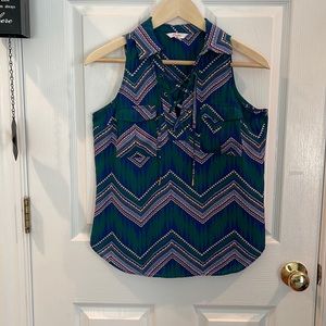 Candie’s-Sleeveless-Multi Colored—Shirt